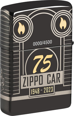 ZIPPO Original Feuerzeug Armor Case black / 75th Anniv. Zippo Car / Geschenketui
