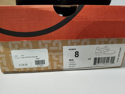 Propet Womens Shoes Olivia WPRX25 Black, New With Box Size 8 M, Hook & Loop - Picture 11 of 11