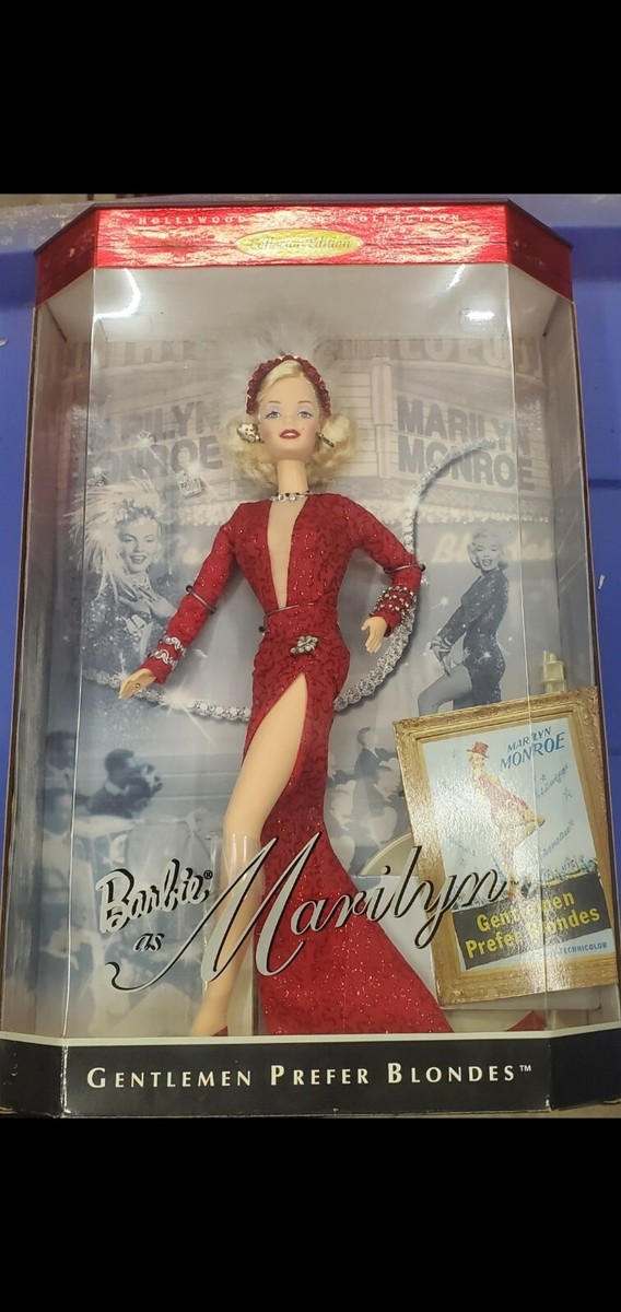 Barbie as Marilyn Monroe 'Gentlemen Prefer Blondes' 1997 Mattel