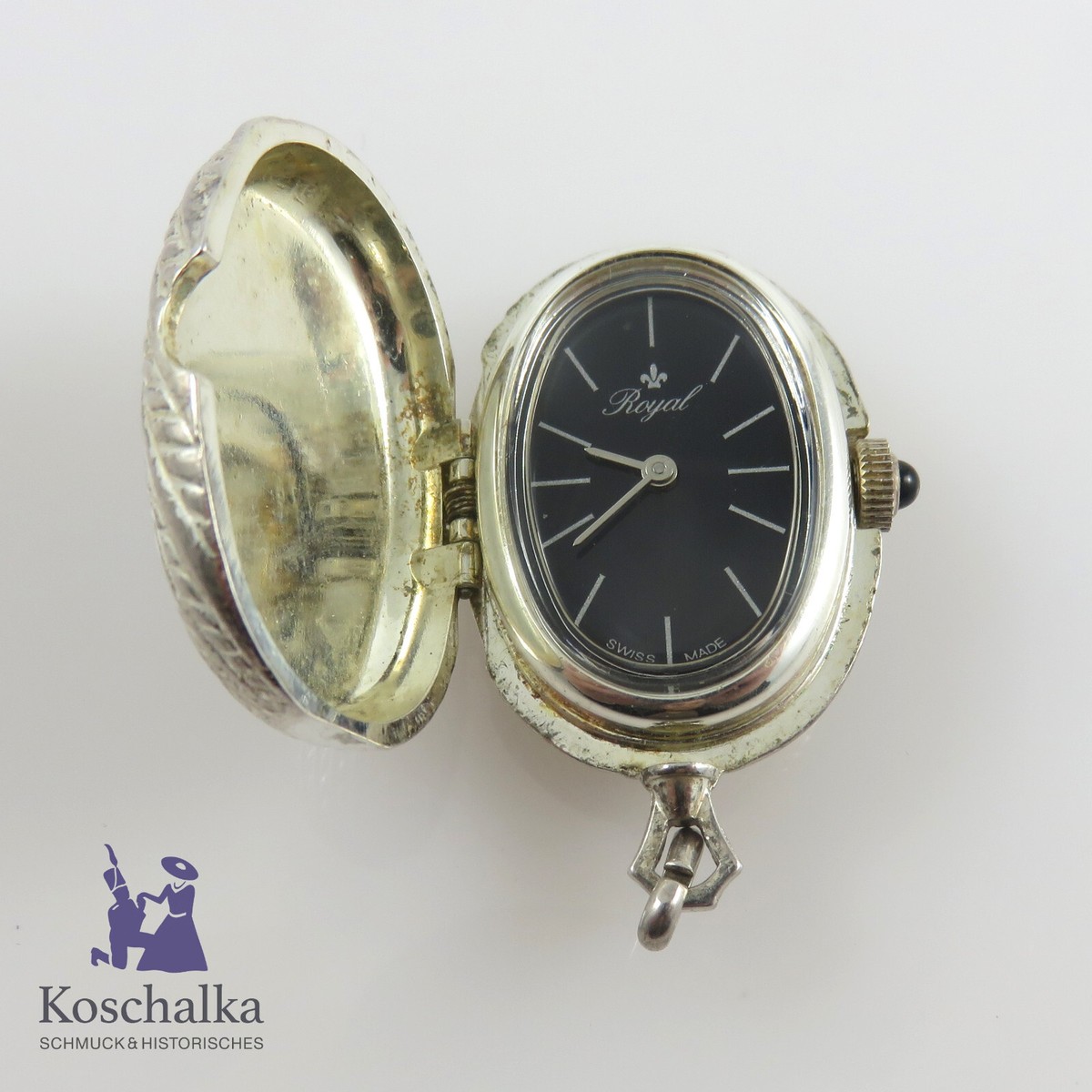 Uhrmacher Taschenuhr Reinigen Kosten Royal Swiss Kettenuhr, Damen