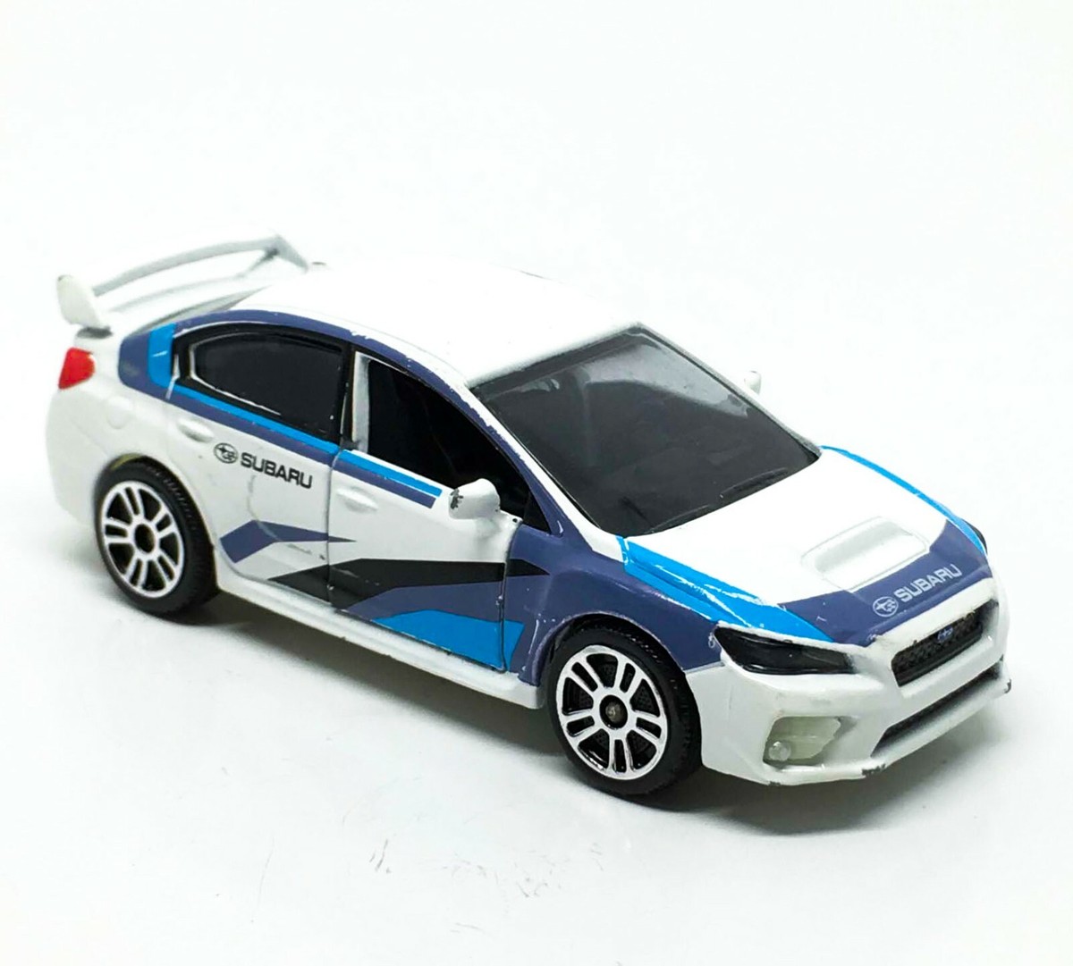 Custom Car Changed Wheels from Majorette Subaru WRX STI 1:58