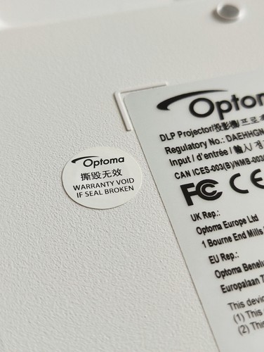 Optoma HD29HLV 4500 Lumens DLP Full HD Home Cinema Projector, lamp 127hrs, mint - Picture 12 of 19