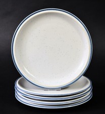 5 x Thomas Family Blue Frühstücksteller 20 cm blau Porzellan Kuchenteller