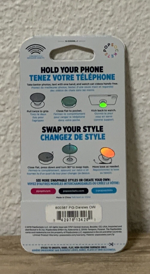 📀 PopSockets PopGrip Daisies- NEW - Image 2 of 2