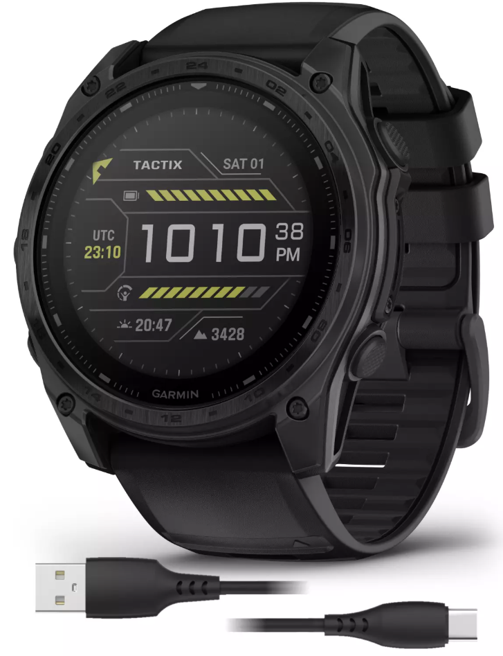 Garmin Tactix 8 51mm Solar Tactical GPS Smartwatch ELITE Edition-image