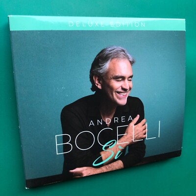 Andrea Bocelli SÌ Classical Pop CD Digipak Ed Sheeran Dua Lipa DELUXE EDITION NM