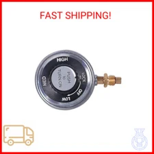 GasSaf Propane Gas Grill Control Valve Table Top Regulator with a 1"-20 Female T