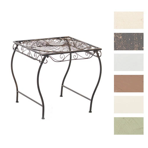 CLP Tisch ZARINA Gartentisch Stehtisch Metalltisch Eisen Terassentisch Beistelltisch