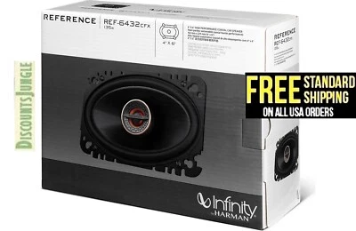 INFINITY Reference REF-6432CFX 270 Watts 4" X 6" 2-WAY Coaxial car speakers