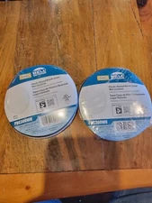 2pk Hubbell Bell Outdoor PBC300WH 4" Round Blank Box Cover Wet Locations Plastic