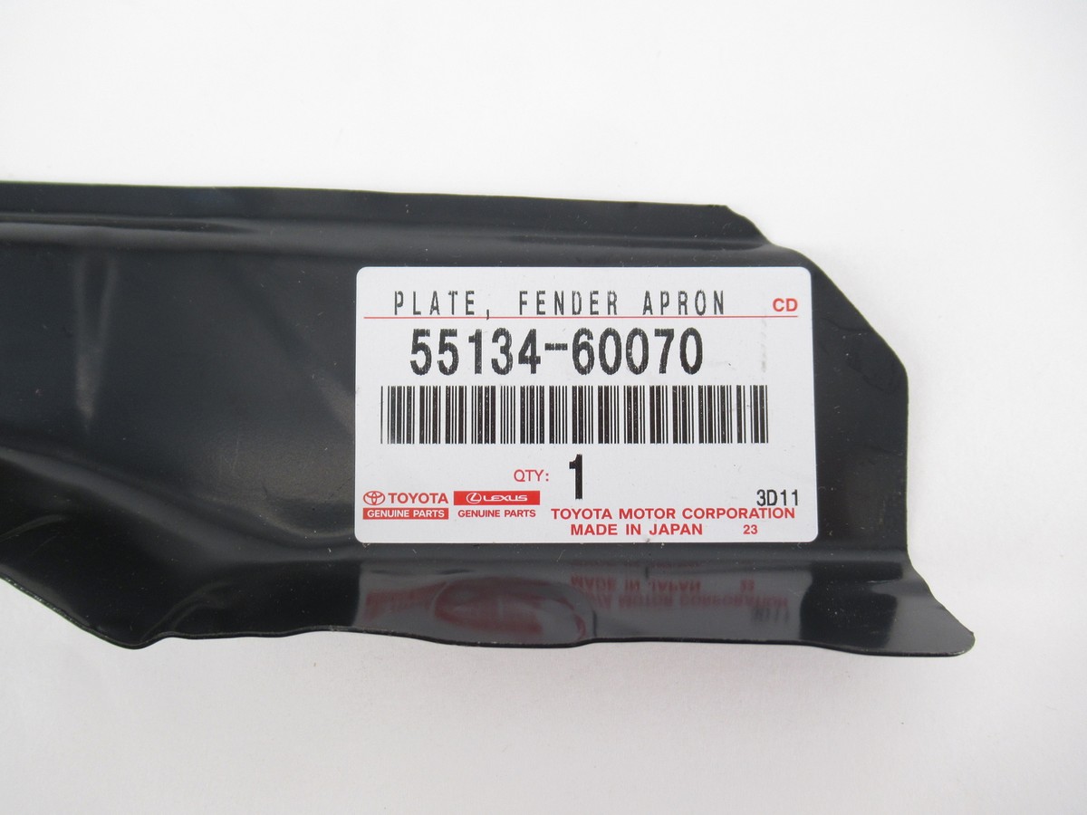 5150 Genuine OEM Toyota Lexus 55134-60070 Driver LH Front Fender Apron