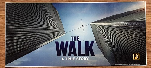 🌟 The Walk (2015) - Joseph Gordon-Levitt - Movie Theater Mylar / Poster - 6x13