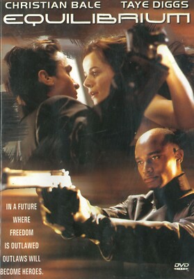 Equilibrium (2002) DVD Region 2, Christian Bale, Taye Diggs, Emily Watson
