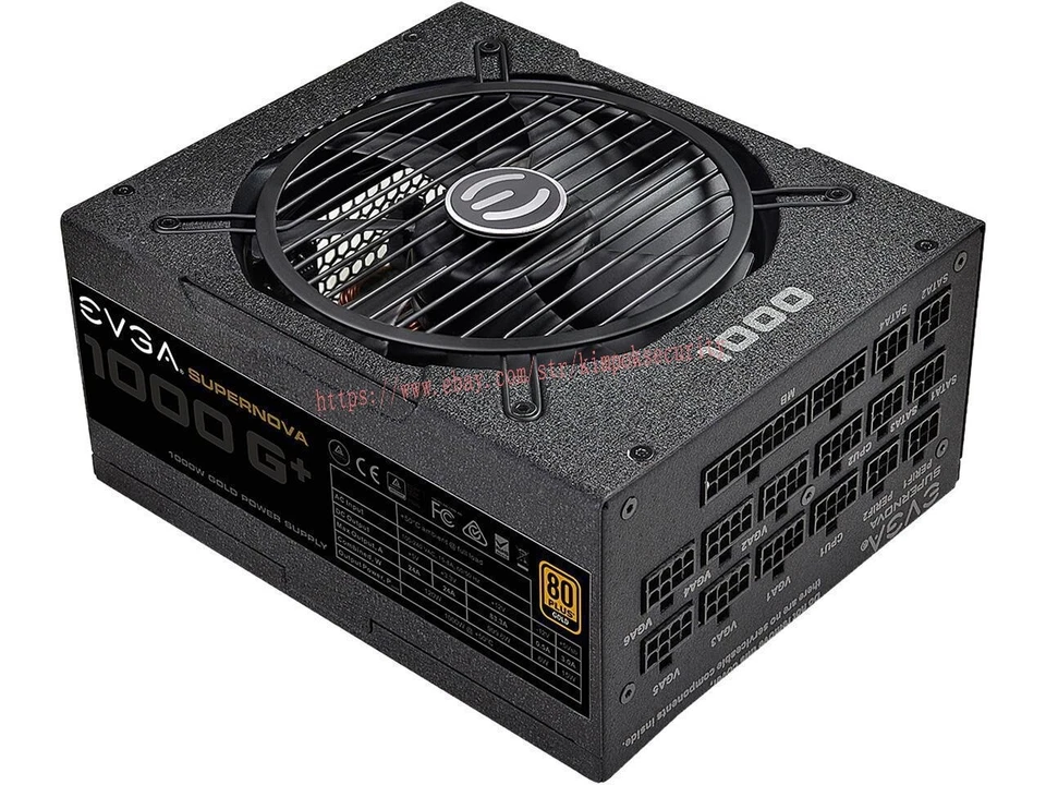 EVGA SuperNOVA 1000 G+ 120-GP-1000-X6 80 Plus Gold 1000W Fully Modular FDB Fan - Image 3 of 4