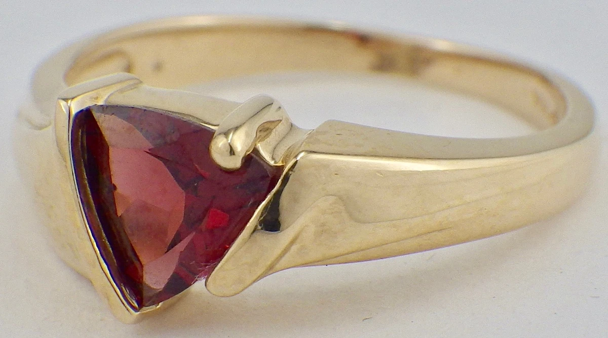 Ebay garnet sale rings