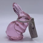 Fenton Miniature Pink Rabbit Bunny Figurine 2.75" 5275 PS