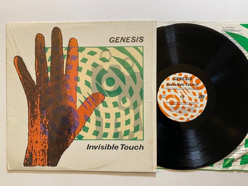 Genesis INVISIBLE TOUCH LP in Shrink 1986 Atlantic Record Club Edition VG++