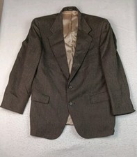 VTG HUNTER'S GLEN MEN'S 42L WOOL SPORT COAT JACKET BLAZER Made In USA