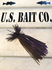 Finesse Bass Jig Skirts Living Rubber Lot Of 10 Color Brown Black Purple