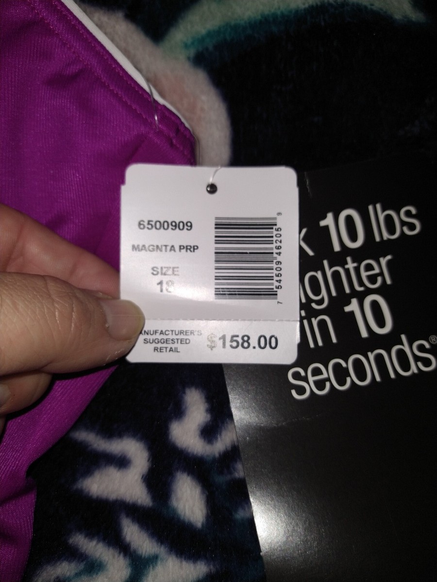 miraclesuit size 18 6500909 Magenta pink white design NWT $158