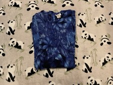 American Angel Women’s Dress Size Large Blue Floral Sleeveless Keyhole Back