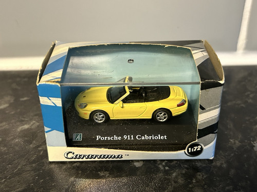 Hongwell Cararama Porsche 911 996 Cabriolet 1:72 Scale Diecast Model / Trackside