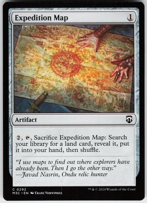 EXPEDITION MAP (RIPPLE FOIL) 292 C NEAR MINT