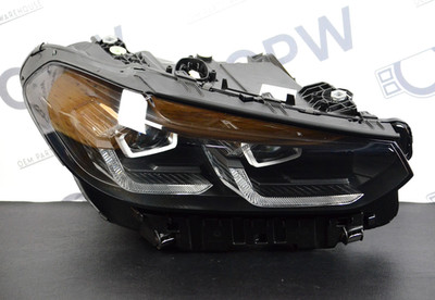Perfect! Genuine! 2022-2025 BMW X3 / X4 Shadowline LED Headlight RH Black OEM