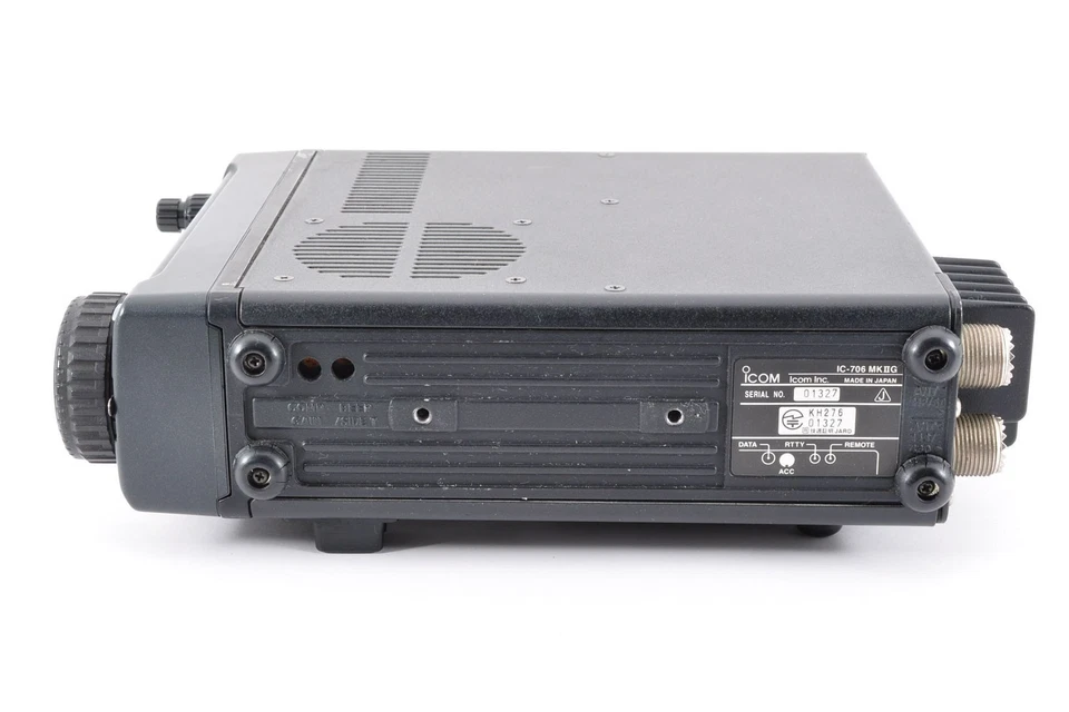 Icom IC-706MKII-G Radio ricetrasmettitore amatoriale HF/VHF/UHF con microfono testato usato Fm JP - Immagine 4 di 4