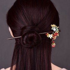  2 Pcs Wedding Hair Accessory Hairpin Chinese Classic Stick Costume