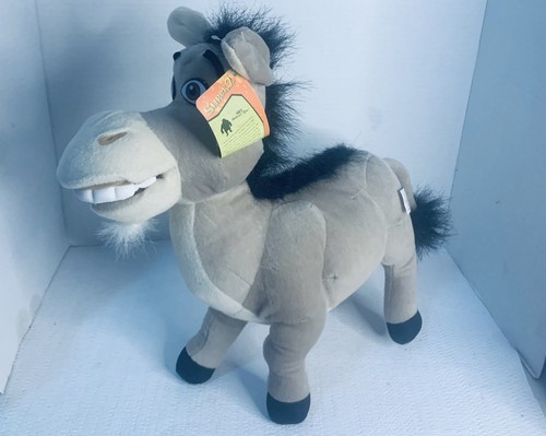 Peluche Shrek 2 Asino Vintage 2004 Nanco Dreamworks con etichette