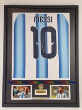 Lionel Messi framed 2026 wolrd cup champ hand-signed with COA Free shipping
