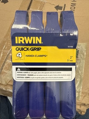 Irwin 2'' Quick Grip Handi-Clamps   4 Clamps