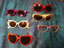Kids Girls Sunglasses/ Eyeglasses Lot Of 6
