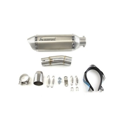 For Kawasaki Ninja 400 Ninja 500 Z400 Z500 Exhaust Tips Mid Pipe Slip On Muffler