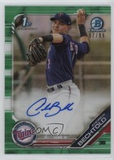 2019 Bowman Chrome Prospect Green Refractor 97/99 Andrew Bechtold Auto sc2