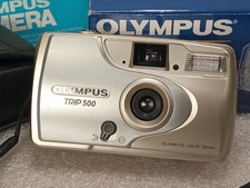 Olympus Trip 500 35mm P S Film Camera with 28MM Lens  WORKING TESTED