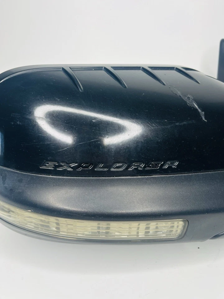 Espejo retrovisor eléctrico para pasajeros Ford Explorer 2011-2015 pintura negra punto ciego 9 pines OEM Foto 2 de 4