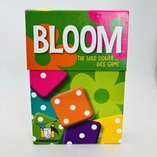 Bloom the Wild Flower Dice Game by Gamewright.  Complete.  Fun Game!