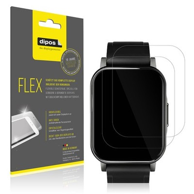 3x 3D Full Cover Schutzfolie für Haylou LS02 watch Panzerfolie Anti-Shock