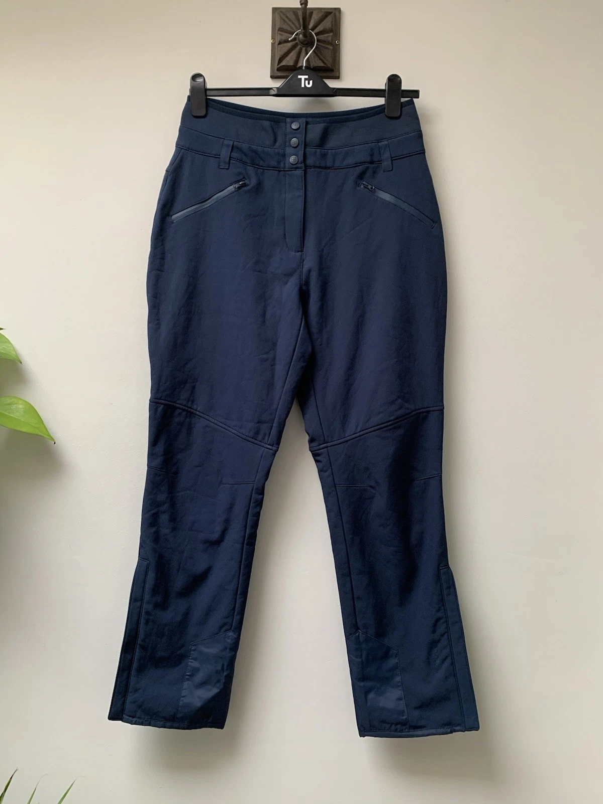 Mountain Warehouse Avalanche High Waist Ski Pants Trousers 14 Recco Navy Women's