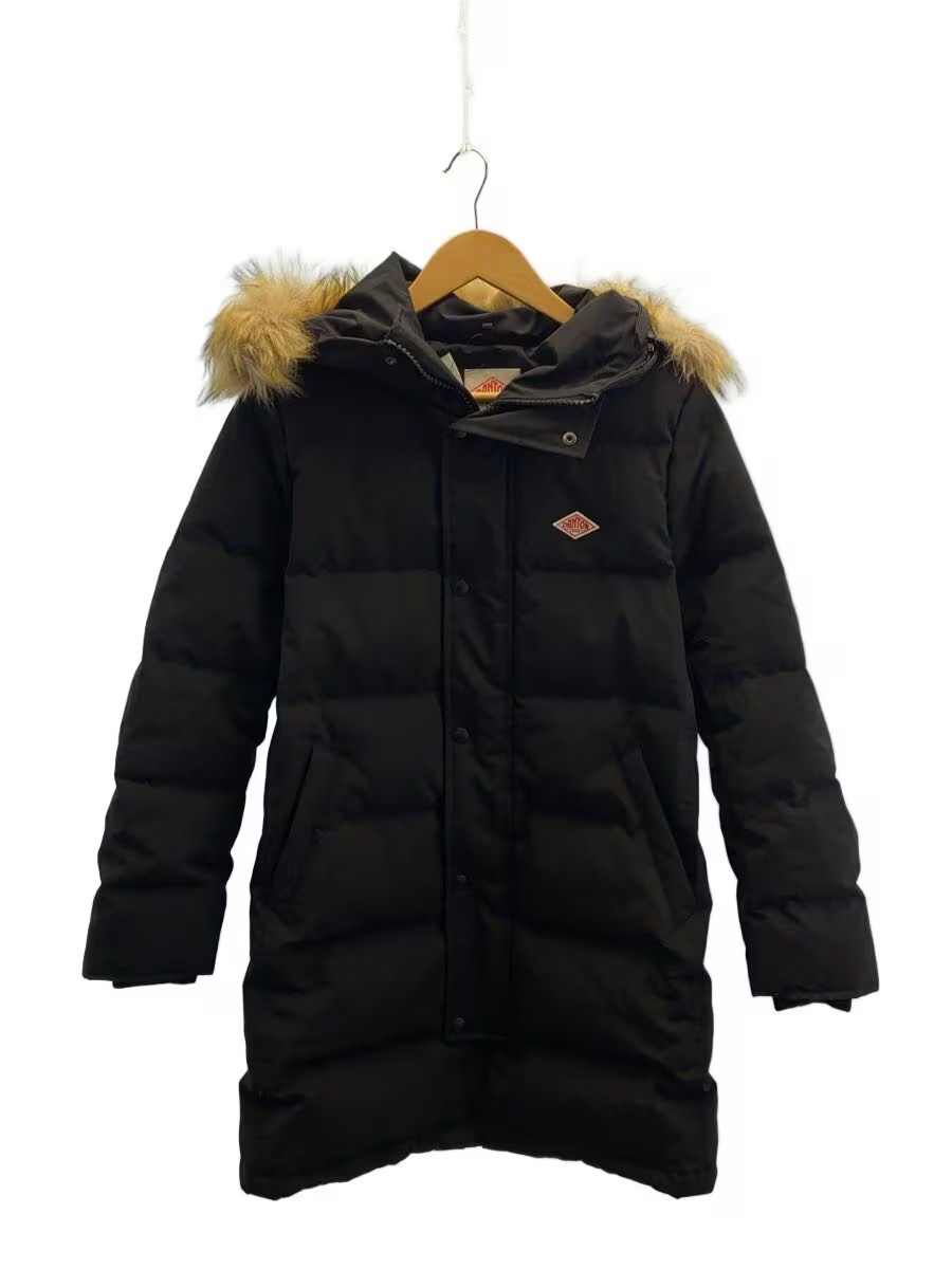 DANTON Long Down Jacket, Medium, Black, FA22-113-… - image 1