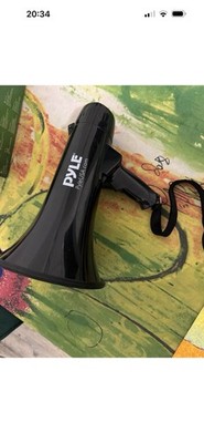 Megaphone Schwarz PYLE Aux Eingang Jack 3,5 MM Veranstaltungen Zelt