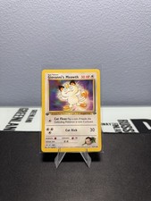 Pokémon TCG Giovanni's Meowth Gym Challenge 1st Edition Common Card 74/132