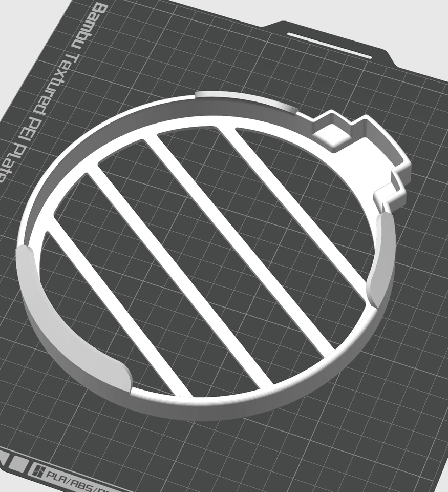 Hella Comet 500 Light Cover 6.5" / 168 mm – Protective | UK 3D Printing Service - Image 2 of 4