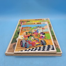 VTG Whitman Golden Frame-Tray Puzzles Lot of 7 Superman Raggedy Ann Disney