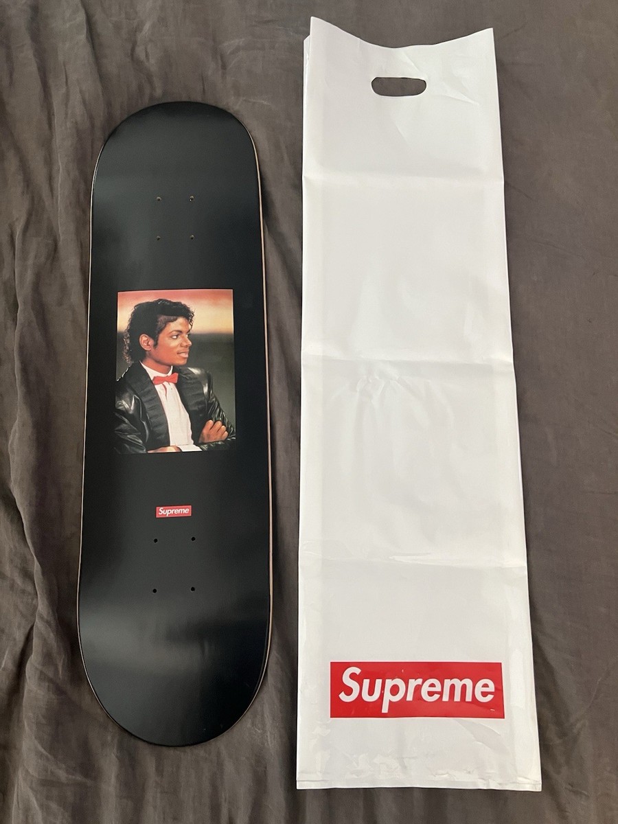 Supreme - Supreme Michael Jackson スケートボードデッキ（値下げ） Supreme Michael Jackson Skateboard Deck Black w Supreme Bag