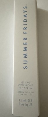 NEU SUMMER FRIDAYS JET LAG OVERNIGHT EYE SERUM 15ml OVP