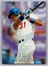 1995 Flair Baseball Infield Power #7 Mike Piazza - VG - Los Angeles Dodgers