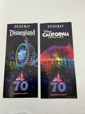 Disneyland and DCA 70th Family Adventure Map Guide 2025 LIMITED EDITION